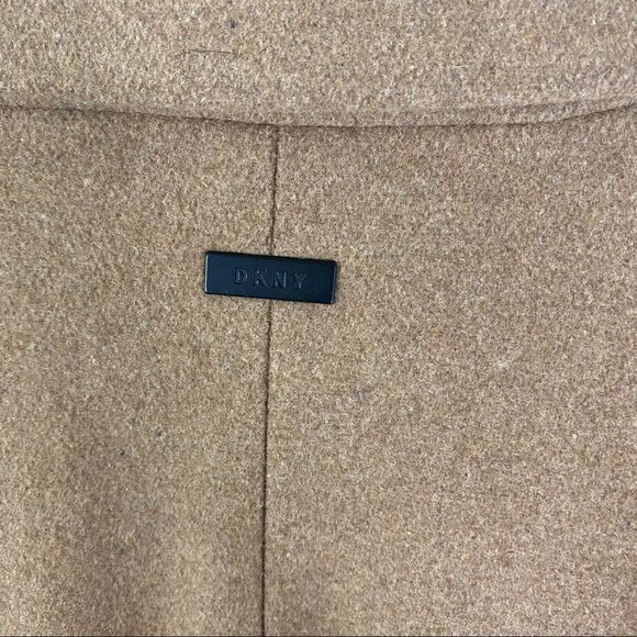 DKNY Men’s Wool Blend Coat Removable Quilted Bib Camel - Picture 10 of 10